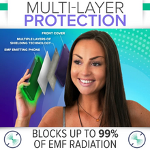 Load image into Gallery viewer, iPHONE EMF PROTECTION + RADIATION BLOCKING CASE