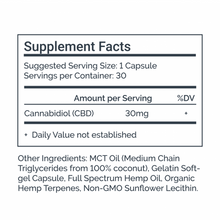 Load image into Gallery viewer, FULL SPECTRUM CBD CAPSULES
